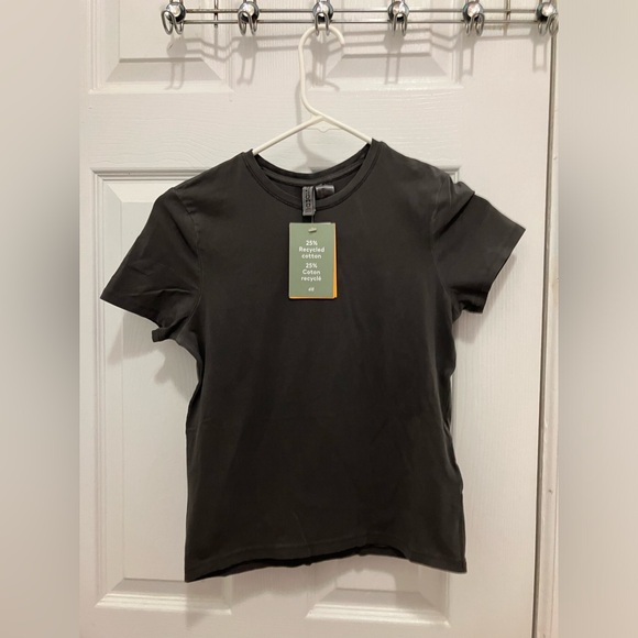 H&M Tops - Brand new H&M dark grey tshirt size M